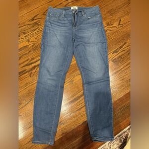 PAIGE Verdugo Ankle Dark Blue denim jeans